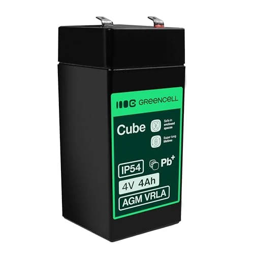 Offerta a tempo: Green Cell AGM 4V 4Ah VRLA Batteria al Piombo per Casse e Bilance - 17% da 15.99 € a 13.30 €