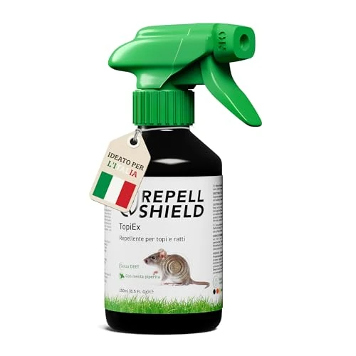 Limited-time offer: RepellShield Rat & Mouse Repellent Spray - Non-Staining Peppermint Oil Spray, Family & Pet Safe, Use Indoors - Protects Your Home - Alternative to Mouse Traps for Indoors - Made in Germany, 250ml from 18.99 GBP to 13.99 GBP (save 26%)