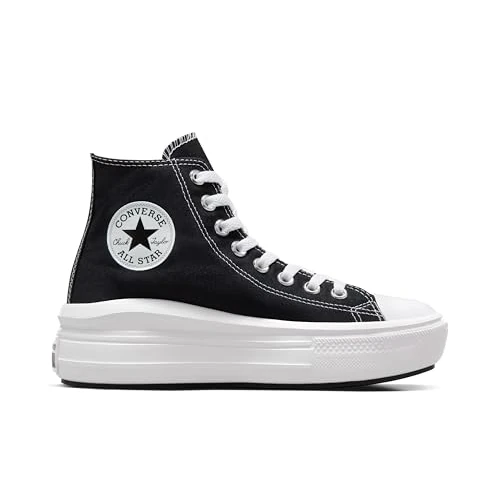 Tijdelijke aanbieding: Converse Chuck Taylor All Star Move Canvas Color Hi Sneakers Dames Zwart Hoge Sneakers Shoes van 89.90 € naar 63.00 € (30% korting)
