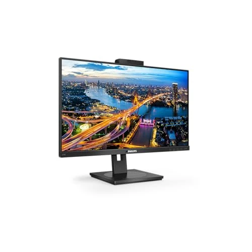 PHILIPS 275B1H – 27-calowy monitor QHD, 75 Hz, 4 ms, IPS, kamera internetowa, regulacja wysokości, głośniki, koncentrator USB (2560 x 1440, 300 cd/m², HDMI/DVI/DP/USB-B/USB 3.2)