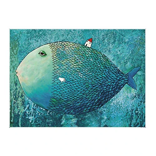 Tijdelijke aanbieding: EACHHAHA vispuzzel 1000 stukjes, volwassen puzzel kinderlijk, een must voor thuisspellen, 70 x 50 cm / 27,5x19,7in, vis van 13.99 € naar 13.99 € (0.00% korting)