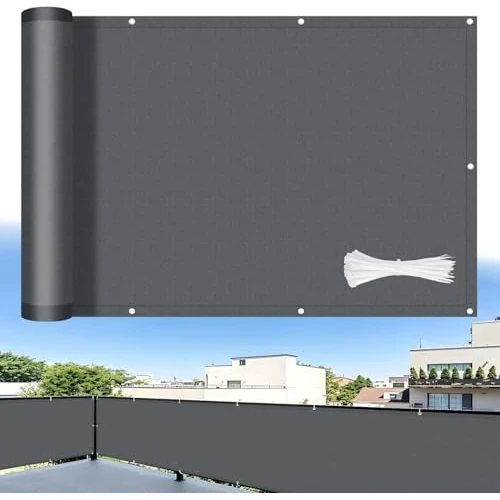 Offre limitée : LOVE STORY Brise Vue Balcon 90x300cm Imperméable Cache Vue Balcon de 14.99 € à 14.99 € (0.00% de remise)
