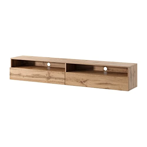 Offerta a tempo: Selsey REDNAW - Mobile TV/Mobile Soggiorno - Design Moderno - Rovere wotan - 180 cm - 45% da 209.99 € a 115.00 €