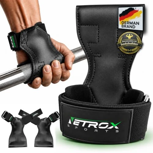 Zeitlich begrenztes Angebot: NetroxSports - Power Grips 2.0 - Fast Grip Zughilfen für Krafttraining von 39.89 € auf 39.89 € (0.00% Rabatt)