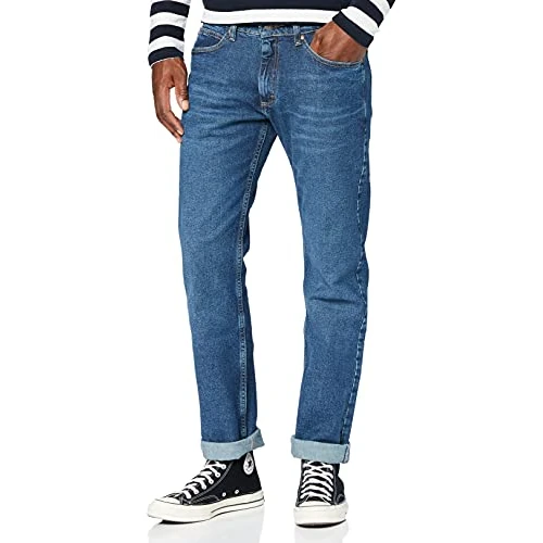Limitiertes Angebot: Lee Herren Legendary Slim Jeans, DARK WORN-IN, 33W / 32L von 49.95 EUR auf 47.98 EUR (Spare 4%)