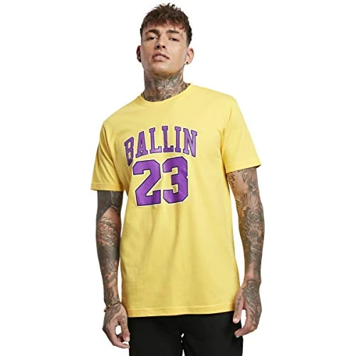 Offre limitée : Mister Tee Herren Ballin 23 Tee T-Shirt, Taxi Yellow, L de 13.99 € à 13.99 € (0.00% de remise)