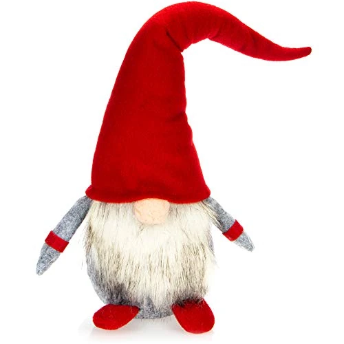 Offre limitee: com-four® Nain de Noël Premium en XXL - Décoration de Noël Faite à la Main - Figurine hivernale comme Support décoratif - Lutin Mignon comme décoration de Chambre - Nain avec Chapeau Pointu de 22.99 EUR a 19.31 EUR (economie 16%)