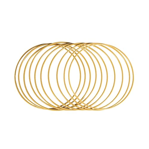 Oferta ograniczona: Rayher Pierścienie Metalowe, Powlekane, 20 cm Ø Złote, Pudełko 10 szt, 25215616 z 65.26 EUR na 65.26 EUR (znizka 0%)