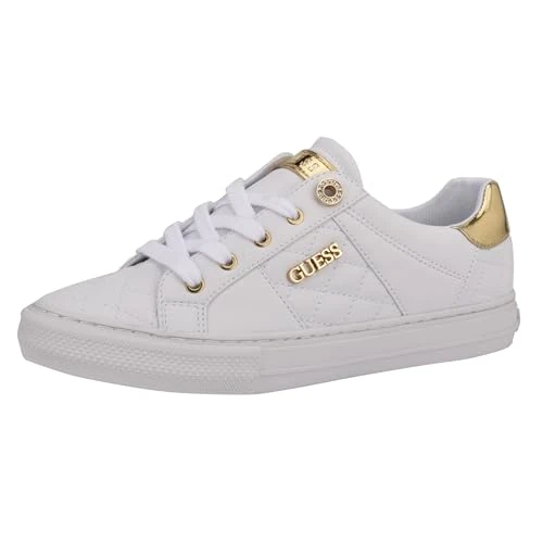 Oferta limitada: GUESS Loven, Zapatillas Mujer, White, 38 EU de 69.71 EUR a 61.46 EUR (ahorro 12%)