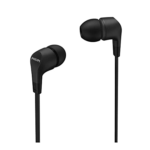 Philips Ecouteurs avec Fil et Mic TAE1105 Noir