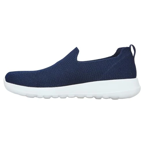 Skechers Go Walk MAX-Athletic Air Mesh-Buty do chodzenia, Trampki Męskie, Granatowy Biały, 47.5 EU szerokie