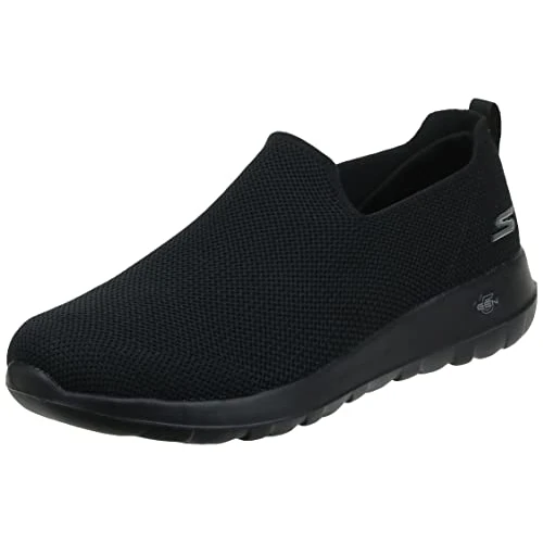 Skechers Męskie buty do chodzenia Go Max-Athletic Air Mesh Slip on, Czarna dzianina, 46 EU