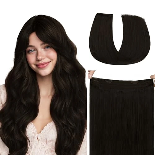 Oferta limitada: hotbanana Extensiones Hilo Invisible Pelo Natural Adjustable 35cm 75g de 194.39 € a 194.39 € (ahorro 0.00%)