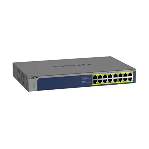 Offerta a tempo: Netgear Switch PoE 16 porte Gigabit Ethernet Unmanaged (GS516PP) - con 16 PoE a 260 W, montaggio desktop/su rack e assistenza a vita ProSAFE - 13% da 359.99 € a 313.36 €