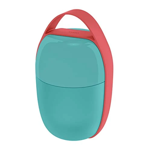 Limited-time offer: Alessi Food à porter SA03 LAZ, Two-compartment lunch pot in thermoplastic resin with cooling element, light blue. from 50.00 GBP to 26.37 GBP (save 47%)