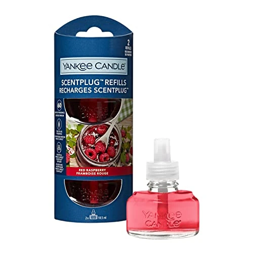 Yankee Candle Aceite ambientador, Frambuesa roja, 18.5 ml (Pack of 2), 37