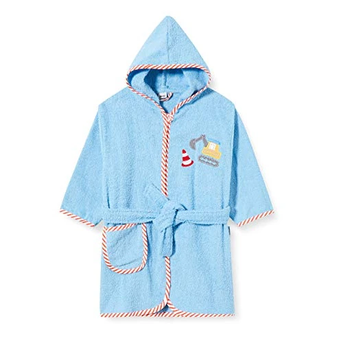 Offerta a tempo: Playshoes Accappatoio In Spugna Per Bambini, Unisex - Bambini e ragazzi, Escavatore, 110-116 - 31% da 32.99 € a 22.77 €