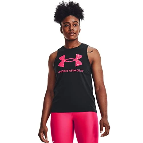 Offerta a tempo: Under Armour Donna UA W Live Sportstyle Tank Top, Canotta Sportiva Donna — 30% da 28,00 € a 19,49 €