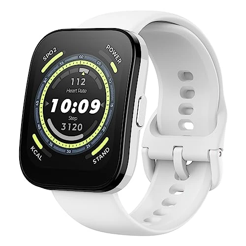 Limitiertes Angebot: Amazfit Bip 5 46mm Smartwatch mit Herzfrequenz mit 120 Sportmodi,Bluetooth-Anruf, GPS und 4 Satellitenpositionierungssystemen, works with Alexa,SpO2-Monitor, 10 Tage Akkulaufzeit von 89.90 EUR auf 55.51 EUR (Spare 38%)