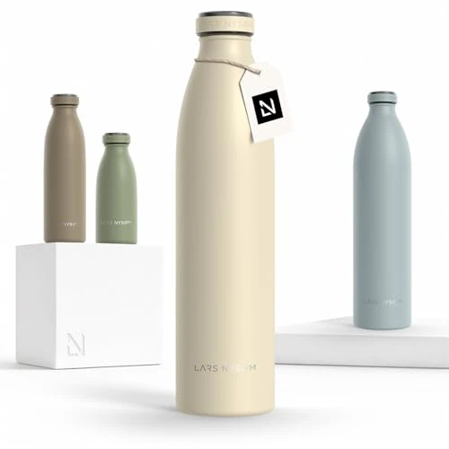 Offerta a tempo: LARS NYSØM Borraccia Termica 1000ml - Isolata - Borraccia 1 litro Termica - 21% da 41.99 € a 33.19 €