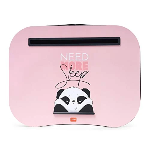 Oferta limitada: Legami - Soporte para Ordenador portátil, 44 x 33,5 cm, Ranura para Tableta, Tema Panda, cojín Suave con Relleno, asa Lateral de 22.95 € a 22.95 € (ahorro 0.00%)