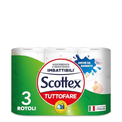 Limitiertes Angebot: Scottex Tuttofare Küchenpapier, 3 Maxi Rollen von 7.58 EUR auf 7.58 EUR (Spare 0%)