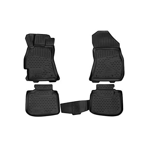Element EXP.ELEMENT3D01890210 3D Rubber Floor Mats for Subaru Outback 2015-2019 Estate USA 4-Piece Black