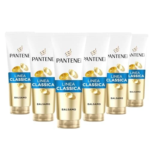 Pantene Pro-V Klasyczna linia odżywki do włosów normalnych i mieszanych 6 x 230 ml, do codziennego użytku, z mieszanką pro-witaminy B5 i składników odżywczych, bez olejów mineralnych i barwników