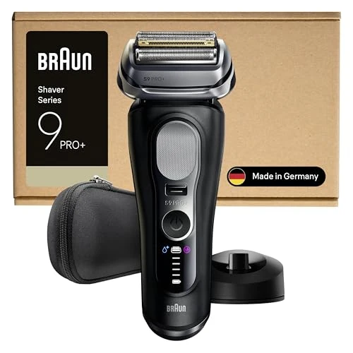 Oferta limitada: Braun Afeitadora Eléctrica Hombre Series 9 PRO+, Máquina De Afeitar Barba En Seco Y En Mojado Con Tecnología 5+1, Inalámbrica, 60 Min De Uso, Base De Carga, Estuche De Viaje, 9610SI, Negro de 439.99 EUR a 373.04 EUR (ahorro 15%)