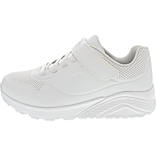 Limited-time offer: Skechers Boy's Uno Lite Vendox Sneakers, White Synthetic & Trim_L, 11 UK Child from 44.00 £ to 44.00 £ (save 0.00%)