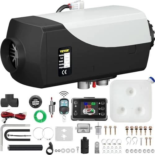Offerta a tempo: VEVOR Riscaldatore a Gasolio 12V 8KW Riscaldatore Diesel da Parcheggio con LCD e Telecomando, Basso Consumo Energetico, Perfetto per Camper,Macchine,Camion,Barche,Autobus - 13% da 109.99 € a 95.99 €