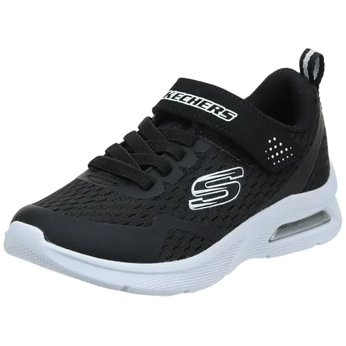 Skechers MICROSPEC MAX TORVIX Sneaker, czarno-biały mix, 11 UK