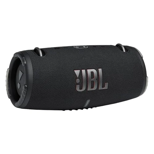 JBL Xtreme 3 Speaker Bluetooth Portatile Waterproof, Cassa Altoparlante Wireless con Tracolla, Resistente ad Acqua e Polvere IPX67, PartyBoost, fino a 15 h di Autonomia, USB, Nero