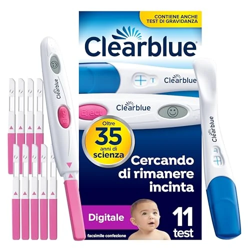 Offerta a tempo: Test di ovulazione Digitale e Test di gravidanza Clearblue, 10+1 - 15% da 19.99 € a 16.99 €