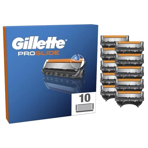 Offerta a tempo: Gillette Lamette Proglide, 10 Cartucce per Rasoio Barba Uomo, Multicolore - 47% da 69.99 € a 36.99 €