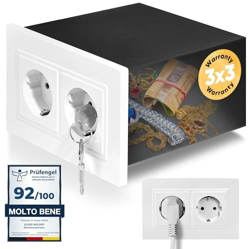 Offerta a tempo: Elder Welder® Cassaforte Invisibile a Presa Elettrica, Chiave, Spina Falsa - 0.00% da 57.97 € a 57.97 €