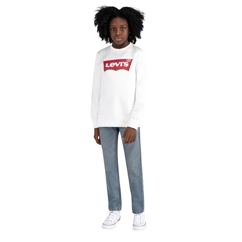 Offerta a tempo: Levi's Lvb Batwing Crewneck, Felpa Bambini e ragazzi, Bianco (Marshmallow), 2 anni - 0.00% da 24.99 € a 24.99 €