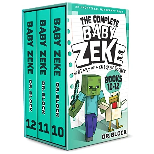 The Complete Baby Zeke: The Diary of a Chicken Jockey, Books 10 to 12 (an unofficial Minecraft book) (The Way of the Zombie Warrior Book 2)