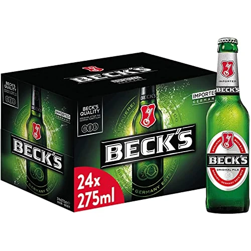 Offerta a tempo: Beck's Pils, Birra Bottiglia - Pacco da 24x27,5cl - 33% da 23.96 € a 15.99 €