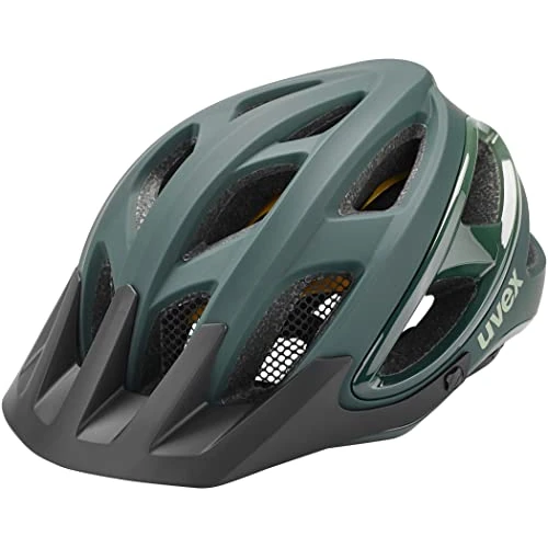 uvex unbound MIPS - bezpieczny kask MTB unisex - system MIPS - indywidualna regulacja wielkości - forest - olive matt - 54-58 cm
