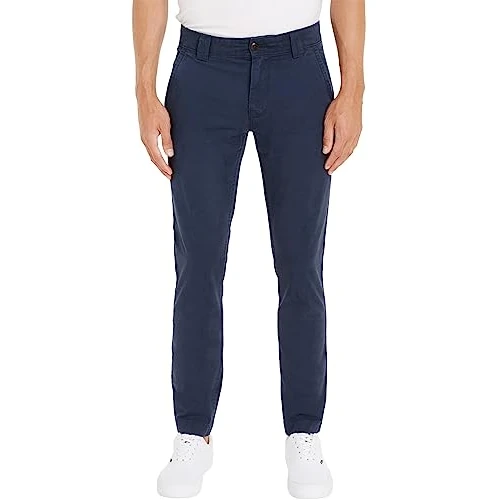 Tommy Jeans Męskie spodnie chinosy TJM Scanton, Ciemna granatowa, 31W / 36L