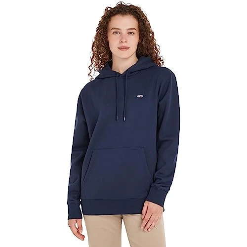 Limitiertes Angebot: Tommy Jeans Herren Hoodie TJM Regular mit Kapuze, Blau (Twilight Navy), XL von 89.90 EUR auf 83.40 EUR (Spare 7%)
