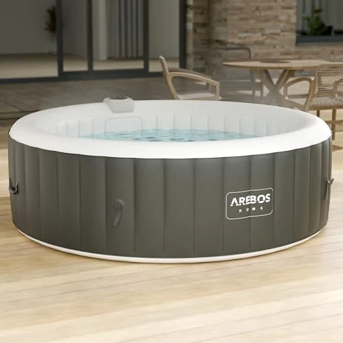 Offerta a tempo: Arebos Piscina Idromassaggio da Esterno ⌀ 208 cm | Vasca Idromassaggio - 15% da 549.90 € a 469.90 €