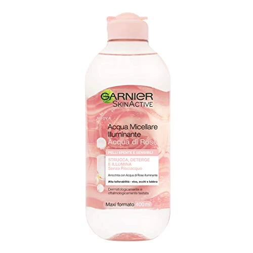 Offre limitee: Garnier Acqua Micellare Illuminante Acqua di Rose 400ml de 5.14 EUR a 5.14 EUR (economie 0%)