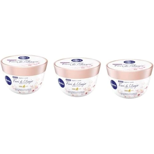Oferta ograniczona: Nivea Suflet do ciała kwiaty wiśni i oleju Jojoba w opakowaniu 3 x 200 ml, lekki krem nawilżający, krem do ciała z zapachem wiśni z 84.14 PLN na 84.14 PLN (zniżka 0%)
