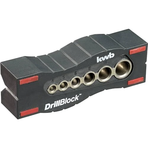 Offre limitée : kwb Aide au perçage/gabarit de perçage Ø 4-12 mm DrillBlock pour des perçages à angle droit et précis sur les surfaces, les matériaux ronds et les arêtes, y compris les Grip-Points de 20.69 € à 20.69 € (0.00% de remise)