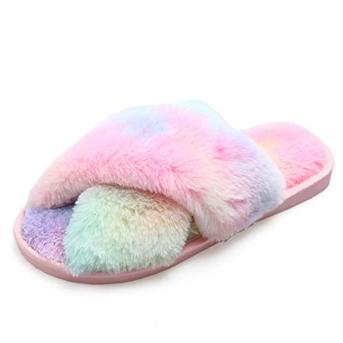 Oferta limitada: Fadezar Zapatillas Casa Mujer Invierno Antideslizantes Cálido Mullido Pantuflas Flip Flop Mujer Vistoso EU 37/38 (Tamaño de la etiqueta 38-39) de 17.99 € a 17.99 € (ahorro 0.00%)
