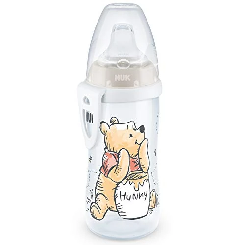 Offerta a tempo: NUK Active Cup - Tazza per bambini dai 12 mesi in su, beccuccio morbido a prova di perdite, clip e tappo protettivo, senza BPA, 300 ml, Disney Winnie the Pooh - 0.00% da 22.18 € a 22.18 €