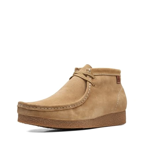 Clarks Męskie buty Shacre, Ciemny piasek zamsz - 41 EU