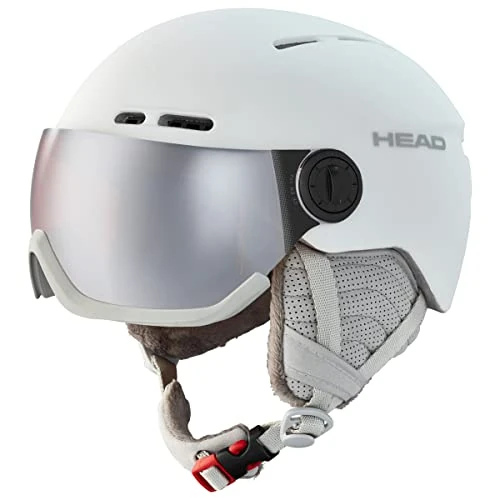HEAD Queen Casco de Esqui, Mujer, Blanco, XS/S